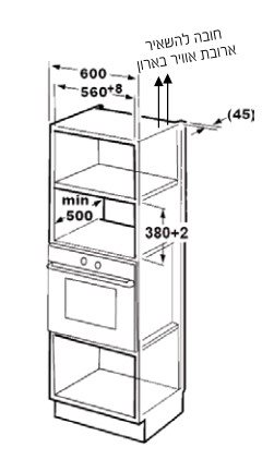 מיקרוגל אינטגרלי B11 KUPPER